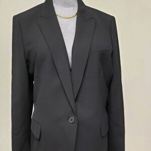 Lightweight Single Button Blazer with Wide Lapels by Anne Klein
